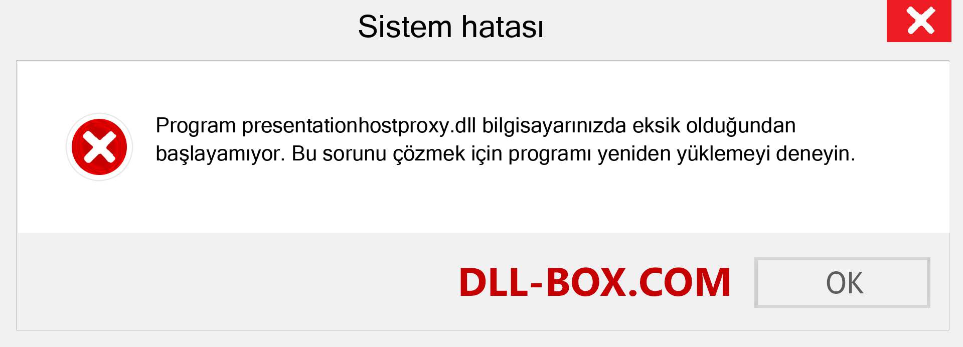 presentationhostproxy.dll dosyası eksik mi? Windows 7, 8, 10 için İndirin - Windows'ta presentationhostproxy dll Eksik Hatasını Düzeltin, fotoğraflar, resimler